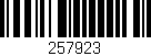Código de barras (EAN, GTIN, SKU, ISBN): '257923'