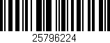 Código de barras (EAN, GTIN, SKU, ISBN): '25796224'