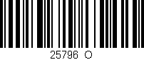 Código de barras (EAN, GTIN, SKU, ISBN): '25796_O'