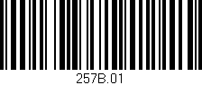 Código de barras (EAN, GTIN, SKU, ISBN): '257B.01'