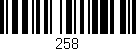 Código de barras (EAN, GTIN, SKU, ISBN): '258'