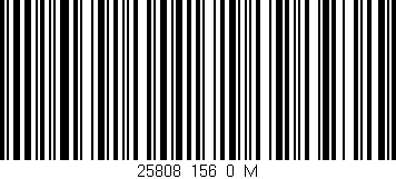 Código de barras (EAN, GTIN, SKU, ISBN): '25808_156_0_M'