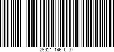 Código de barras (EAN, GTIN, SKU, ISBN): '25821_146_0_37'