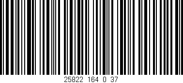 Código de barras (EAN, GTIN, SKU, ISBN): '25822_164_0_37'
