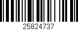 Código de barras (EAN, GTIN, SKU, ISBN): '25824737'
