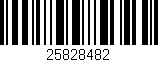 Código de barras (EAN, GTIN, SKU, ISBN): '25828482'