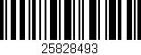 Código de barras (EAN, GTIN, SKU, ISBN): '25828493'