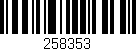 Código de barras (EAN, GTIN, SKU, ISBN): '258353'