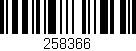 Código de barras (EAN, GTIN, SKU, ISBN): '258366'