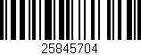 Código de barras (EAN, GTIN, SKU, ISBN): '25845704'