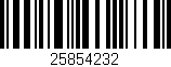 Código de barras (EAN, GTIN, SKU, ISBN): '25854232'