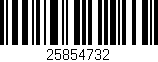 Código de barras (EAN, GTIN, SKU, ISBN): '25854732'