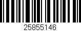 Código de barras (EAN, GTIN, SKU, ISBN): '25855146'
