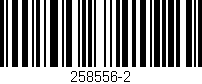 Código de barras (EAN, GTIN, SKU, ISBN): '258556-2'