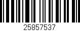 Código de barras (EAN, GTIN, SKU, ISBN): '25857537'