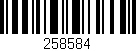 Código de barras (EAN, GTIN, SKU, ISBN): '258584'