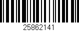 Código de barras (EAN, GTIN, SKU, ISBN): '25862141'