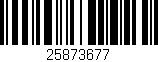Código de barras (EAN, GTIN, SKU, ISBN): '25873677'
