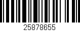 Código de barras (EAN, GTIN, SKU, ISBN): '25878655'