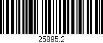 Código de barras (EAN, GTIN, SKU, ISBN): '25895.2'