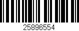 Código de barras (EAN, GTIN, SKU, ISBN): '25896554'
