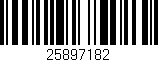 Código de barras (EAN, GTIN, SKU, ISBN): '25897182'