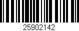 Código de barras (EAN, GTIN, SKU, ISBN): '25902142'