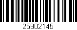 Código de barras (EAN, GTIN, SKU, ISBN): '25902145'