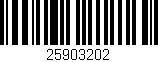 Código de barras (EAN, GTIN, SKU, ISBN): '25903202'