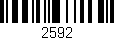 Código de barras (EAN, GTIN, SKU, ISBN): '2592'