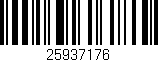Código de barras (EAN, GTIN, SKU, ISBN): '25937176'