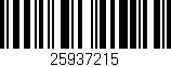 Código de barras (EAN, GTIN, SKU, ISBN): '25937215'
