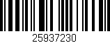 Código de barras (EAN, GTIN, SKU, ISBN): '25937230'