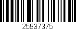 Código de barras (EAN, GTIN, SKU, ISBN): '25937375'