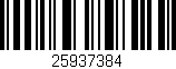 Código de barras (EAN, GTIN, SKU, ISBN): '25937384'