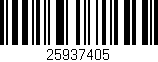 Código de barras (EAN, GTIN, SKU, ISBN): '25937405'