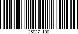 Código de barras (EAN, GTIN, SKU, ISBN): '25937/100'