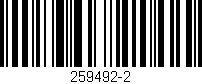 Código de barras (EAN, GTIN, SKU, ISBN): '259492-2'