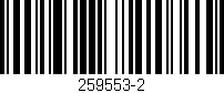 Código de barras (EAN, GTIN, SKU, ISBN): '259553-2'