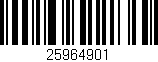 Código de barras (EAN, GTIN, SKU, ISBN): '25964901'