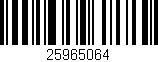 Código de barras (EAN, GTIN, SKU, ISBN): '25965064'