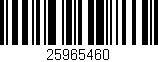 Código de barras (EAN, GTIN, SKU, ISBN): '25965460'