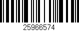 Código de barras (EAN, GTIN, SKU, ISBN): '25966574'