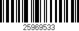 Código de barras (EAN, GTIN, SKU, ISBN): '25969533'