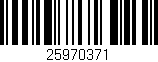 Código de barras (EAN, GTIN, SKU, ISBN): '25970371'