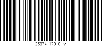 Código de barras (EAN, GTIN, SKU, ISBN): '25974_170_0_M'
