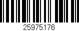 Código de barras (EAN, GTIN, SKU, ISBN): '25975176'