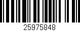 Código de barras (EAN, GTIN, SKU, ISBN): '25975848'