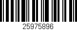 Código de barras (EAN, GTIN, SKU, ISBN): '25975896'