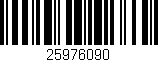Código de barras (EAN, GTIN, SKU, ISBN): '25976090'